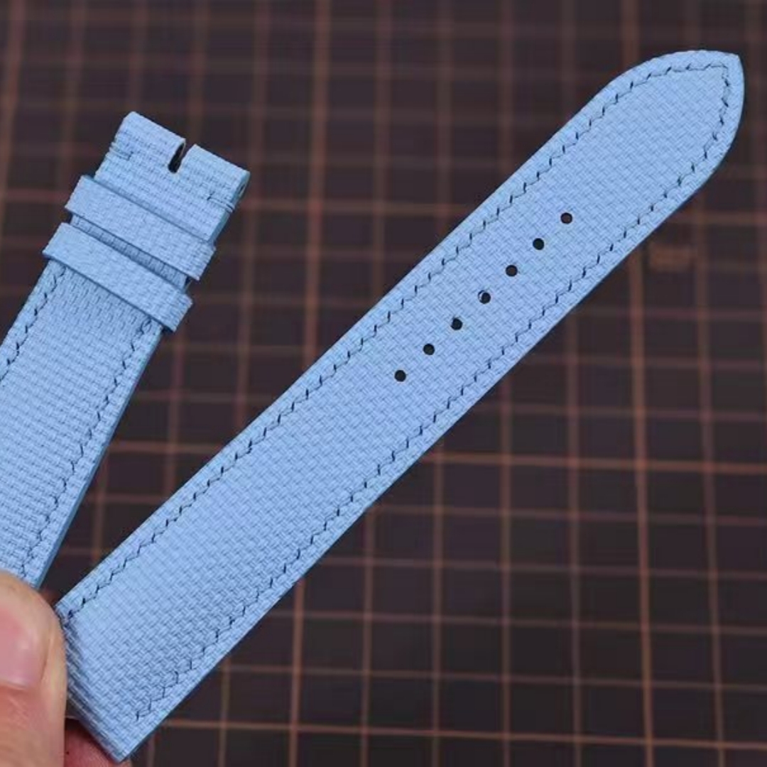 Luxury Watch Class - 20 21 22mm Sailcloth FKM Rubber