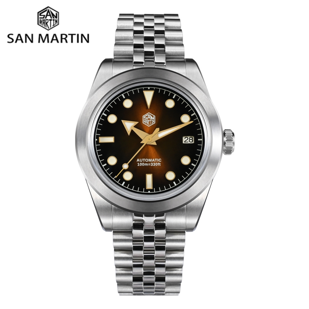 Cloisonne Enamel Dial - San Martin 39mm Sunray Enamel Dial
