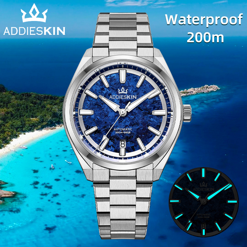 Luxury Watch Repair - AddiesKIN K006 Men Watch 9015 Ice