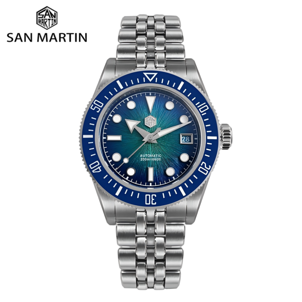 Cloisonne Enamel Dial - San Martin 37.5mm 9015 Enamel Gradient