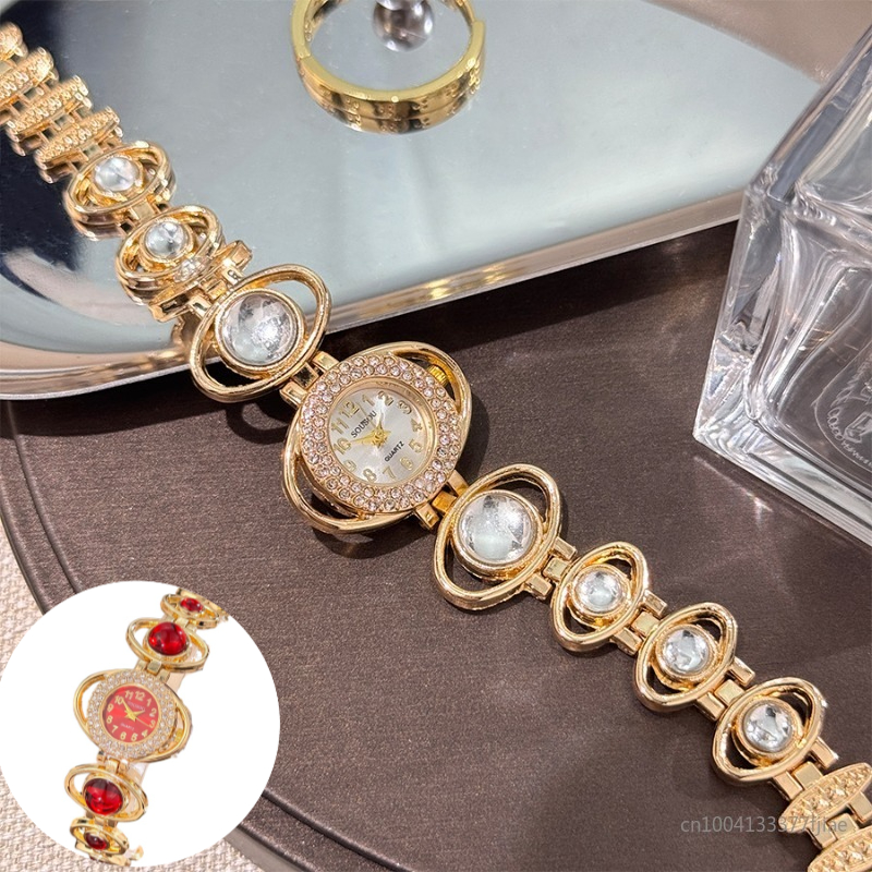Luxury Watch Trading - Foreign Trade Chalcedony Bracelet Watch Set