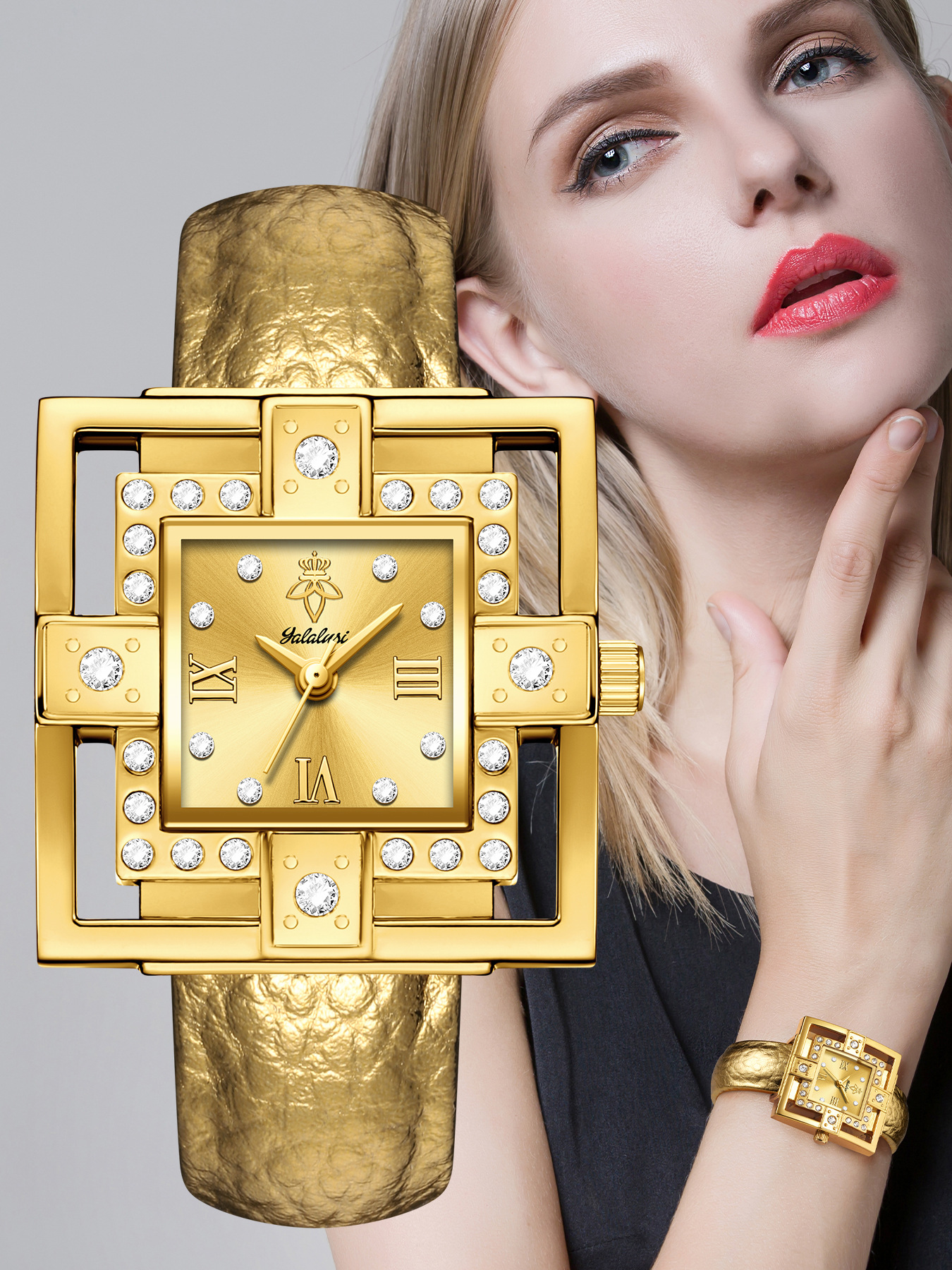 Luxury Watch Trading - Yalalusi one-piece bracelet women's watch light