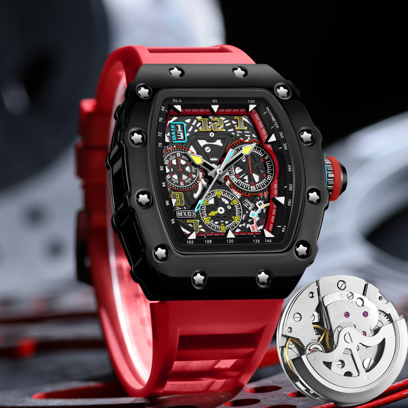 Luxury Watch Trading - Barrel Hollow Fake Mechanical Watch Men