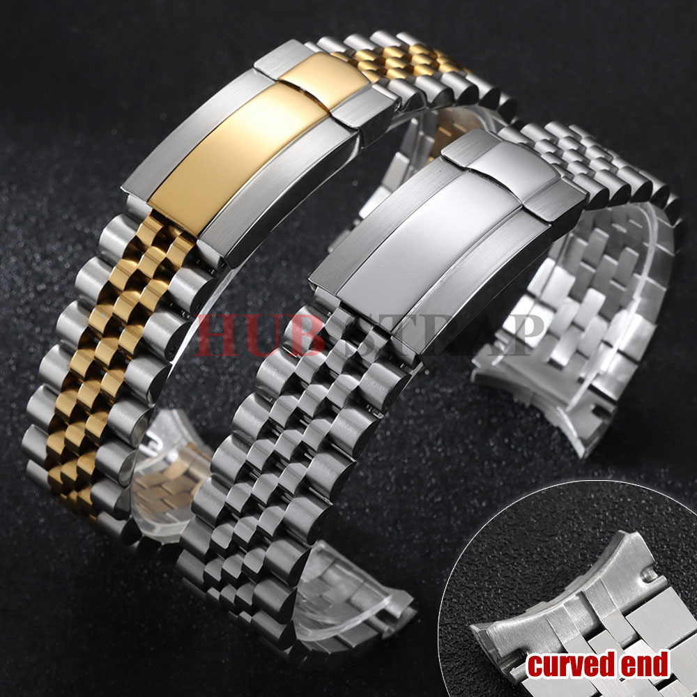 Luxury Watch Class - 20mm 21mm Luxury Stainless Steel Curved