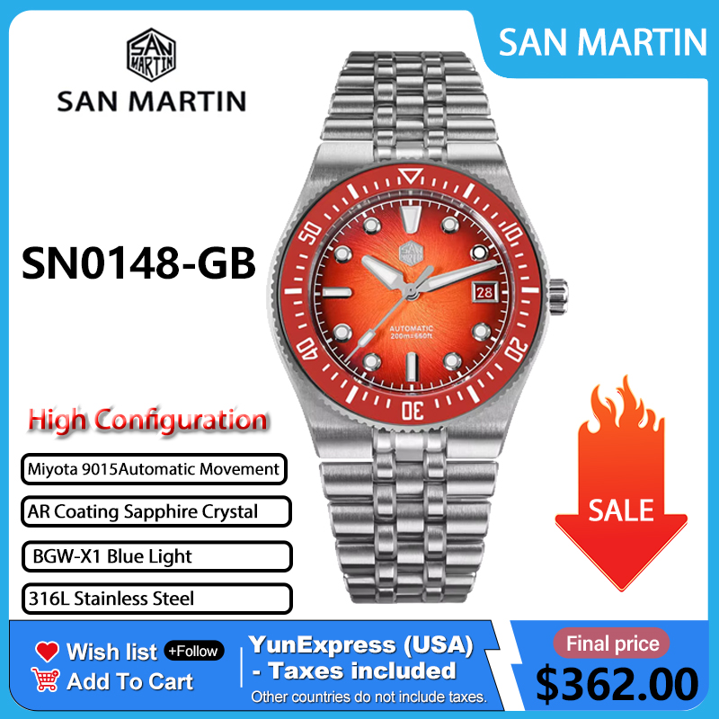 San Martin SN0148GB 40mm Ename – Cloisonne Enamel Dial recenzja i cena