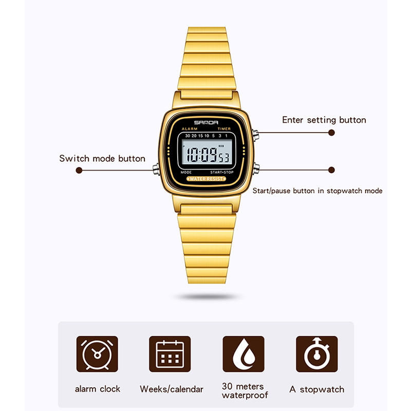 SANDA Women Golden Classic Qua – Luxury Watch Time recenzja i cena