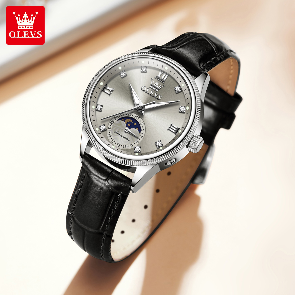 OLEVS Moon Phase Fashion Women – Luxury Watch Time recenzja i cena