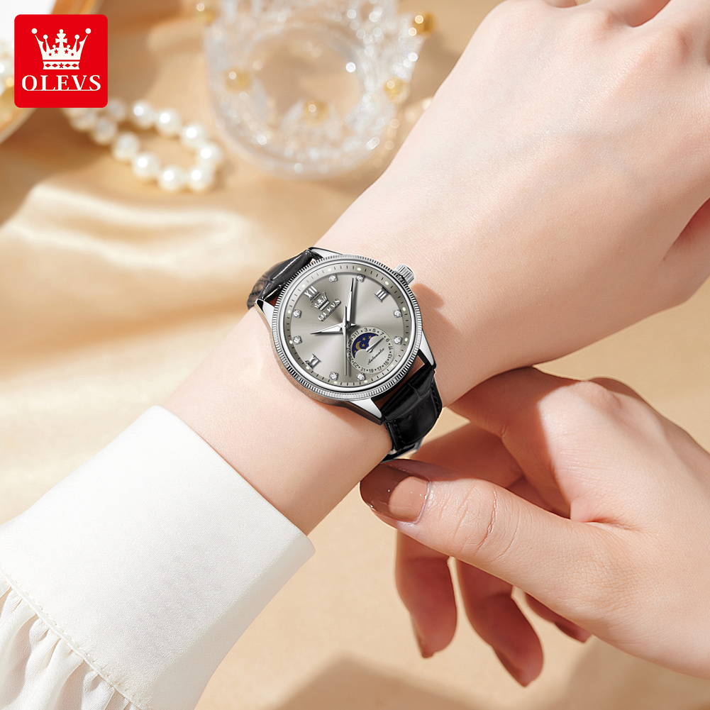 OLEVS Moon Phase Fashion Women – Luxury Watch Time recenzja i cena