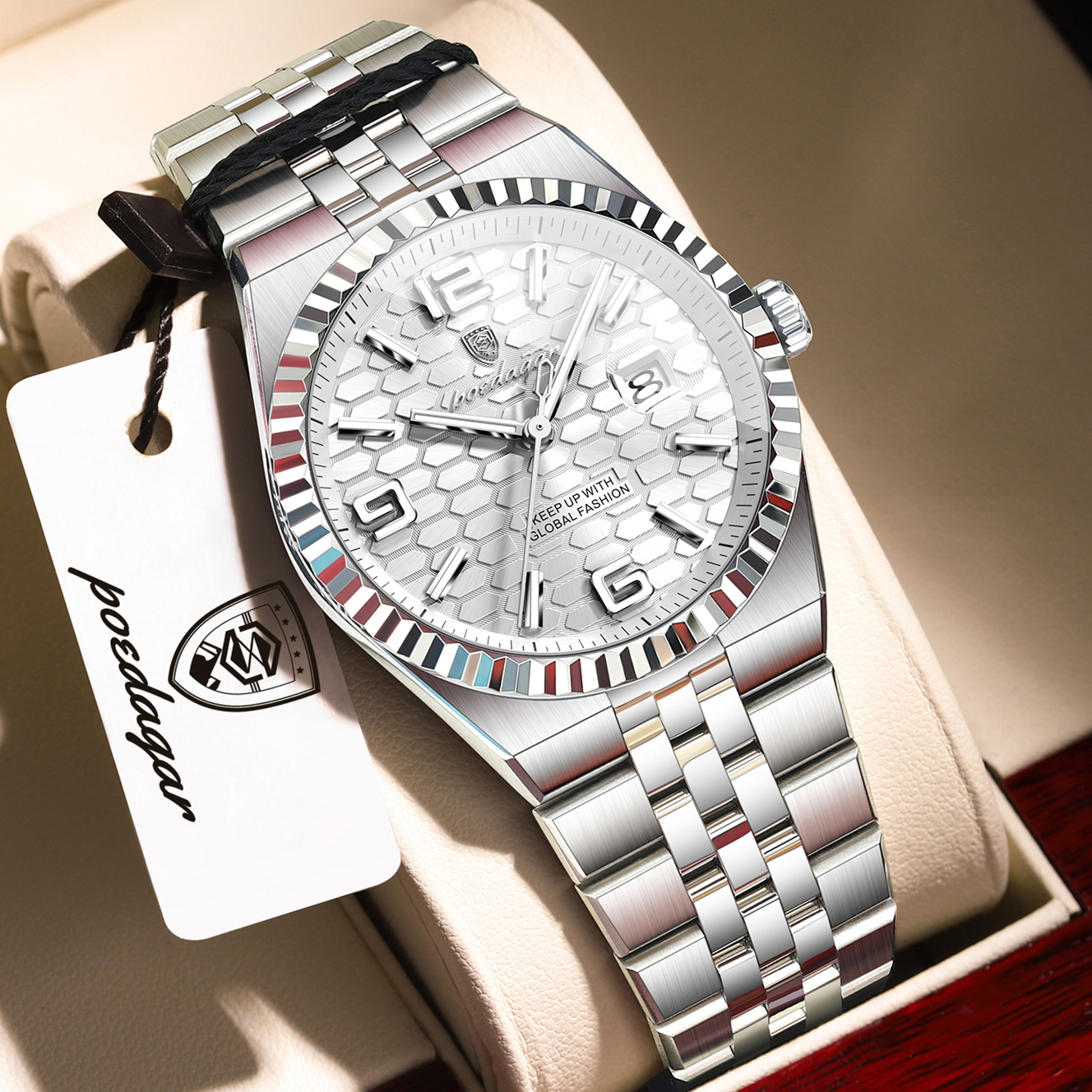 POEDAGAR Casual Top Men Clock  – Luxury Watch Price recenzja i cena