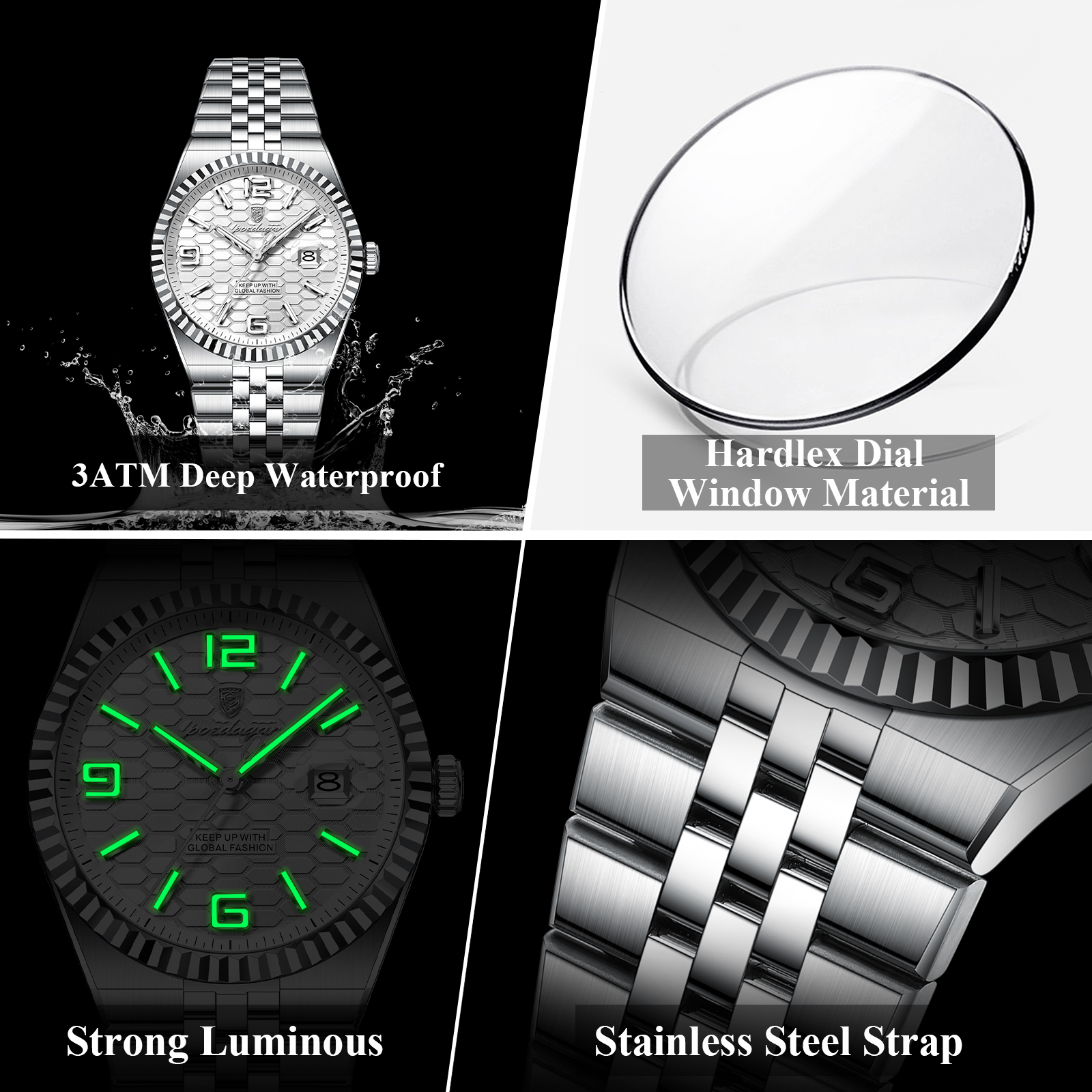 POEDAGAR Casual Top Men Clock  – Luxury Watch Price recenzja i cena