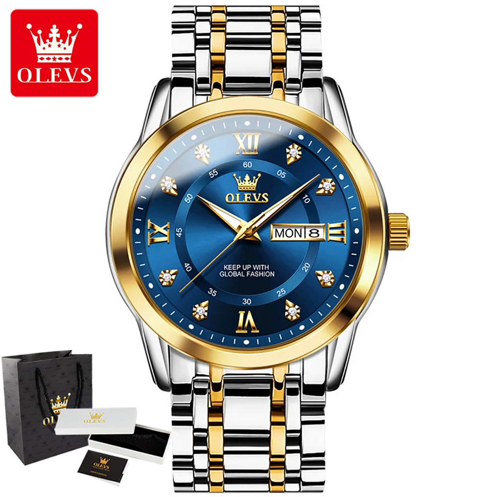OLEVS 5513 Man Watch Stainless – Luxury Watch Business recenzja i cena