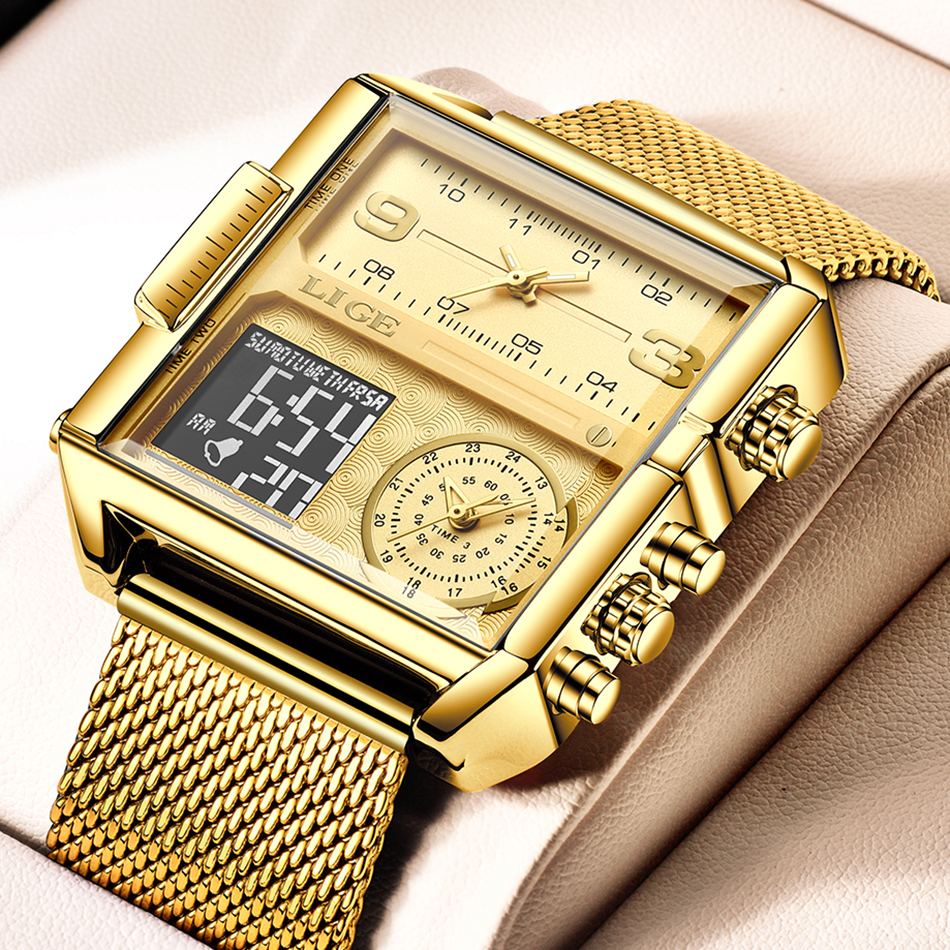 LIGE 2026 Fashion Dual Display – Luxury Watch Time recenzja i cena