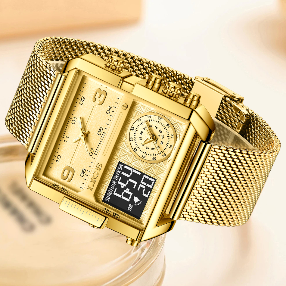 LIGE 2026 Fashion Dual Display – Luxury Watch Time recenzja i cena