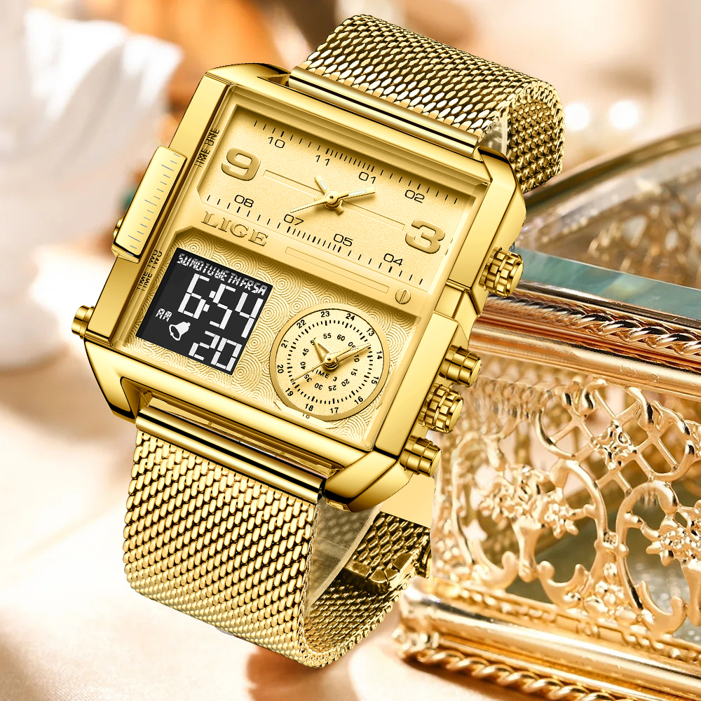 LIGE 2026 Fashion Dual Display – Luxury Watch Time recenzja i cena