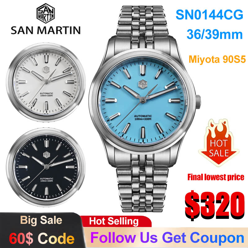 San Martin SN0144 Mechanical W – Cloisonne Enamel Dial recenzja i cena