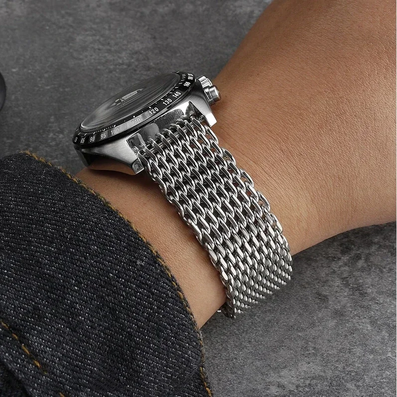18/20/22/24mm Mesh Solid Stain – Luxury Watch Class recenzja i cena