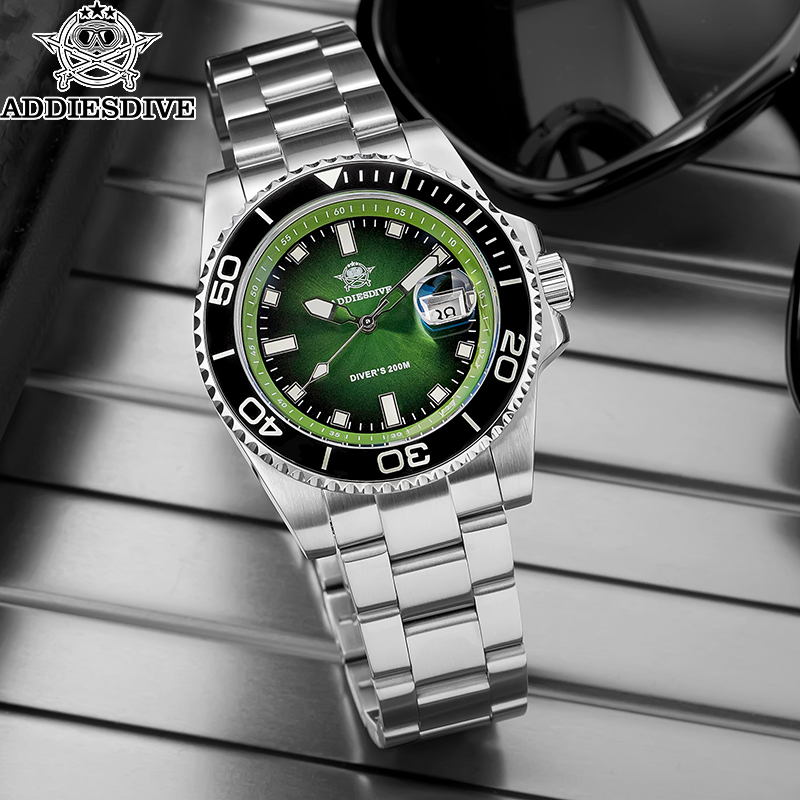 ADDIESDIVE New Men's Dive Watc – Cloisonne Enamel Dial recenzja i cena