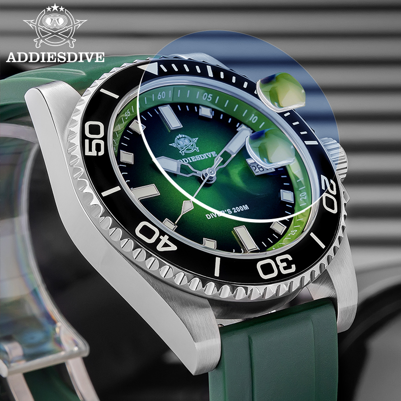 ADDIESDIVE New Men's Dive Watc – Cloisonne Enamel Dial recenzja i cena