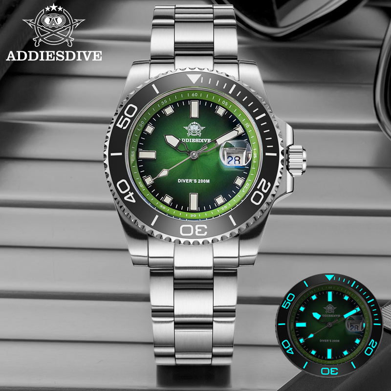 ADDIESDIVE New Men's Dive Watc – Cloisonne Enamel Dial recenzja i cena