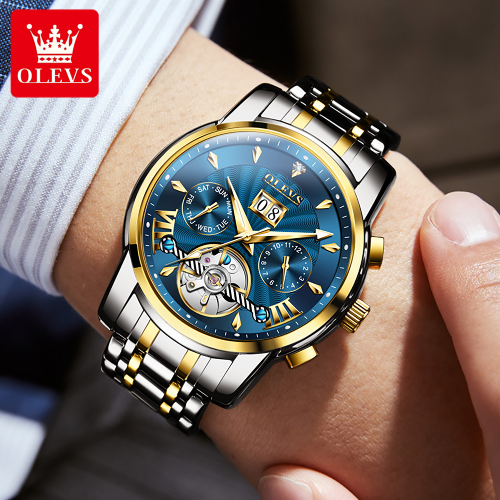 OLEVS Men Watches Luxury Fashi – Luxury Watch Business recenzja i cena