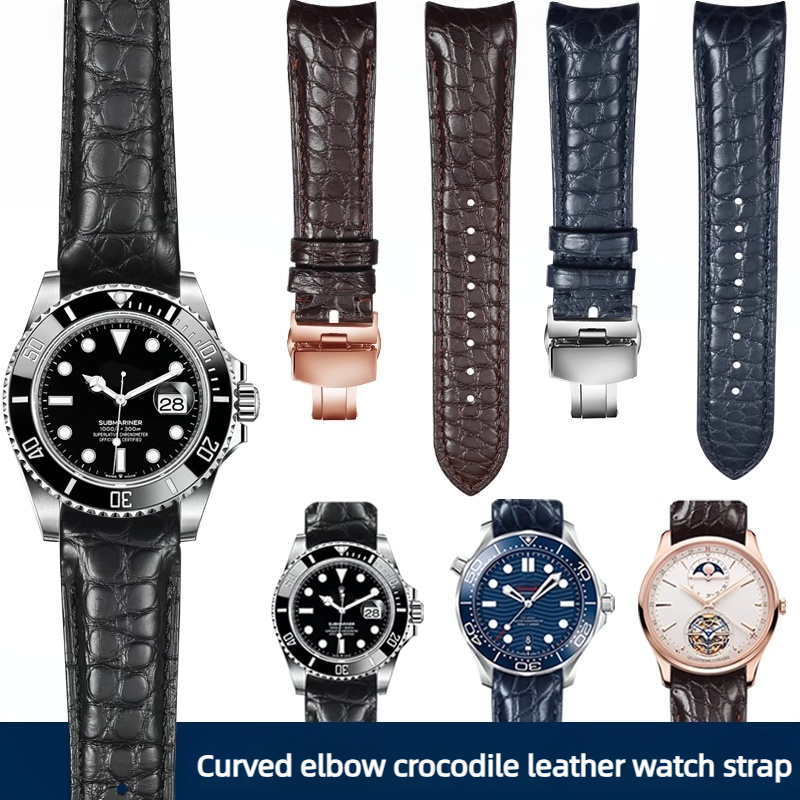 20mm 22mm Curved Crocodile Ski – Luxury Watch Class recenzja i cena