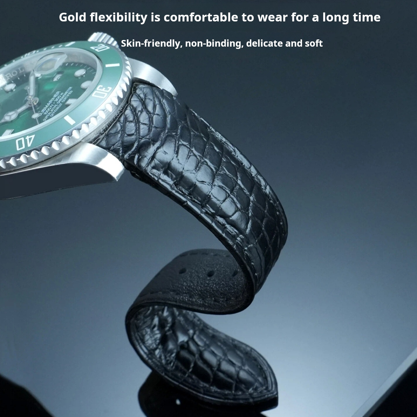 20mm 22mm Curved Crocodile Ski – Luxury Watch Class recenzja i cena