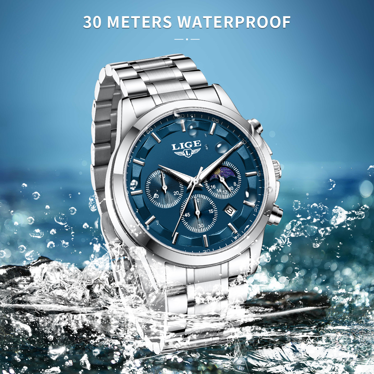 LIGE Luxury Fashion Quartz Man – Luxury Watch Business recenzja i cena