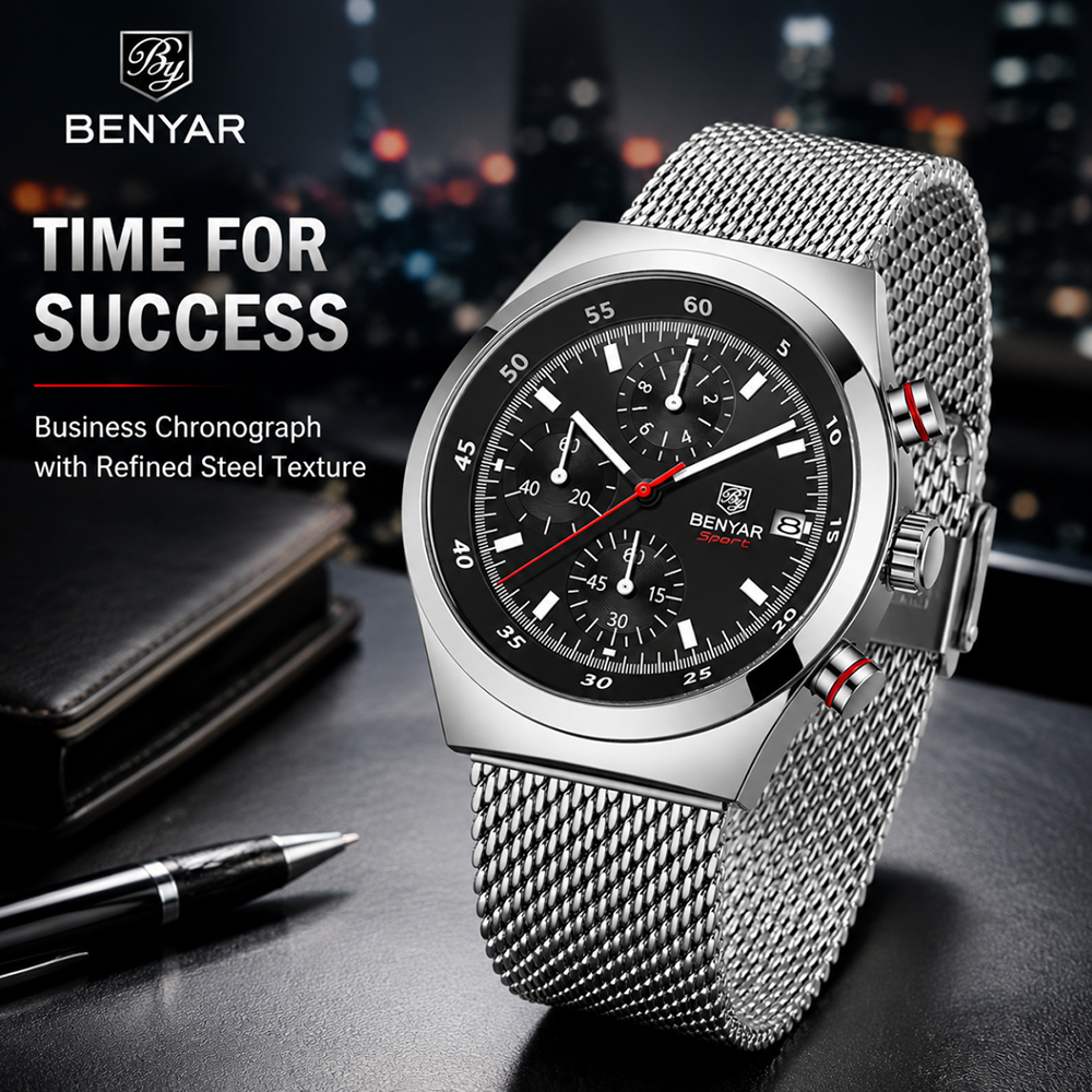 BENYAR Top Luxury Brand Men's  – Luxury Watch Business recenzja i cena
